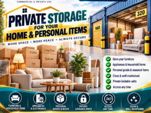 Furniture Storage for Rent in Sharjah – Private Lockable Units – 050 2134666