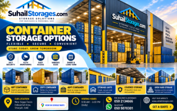 Industrial Equipment and Material Storage in Sharjah | Secure Container Rentals in Sajaa Oasis | 050 2134666