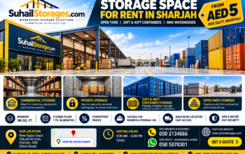 Warehouse & Storage Space for Rent in Sharjah | Mini Warehouses, Open Yard and 20ft/40ft Containers | From AED 5/Sq. Ft.
