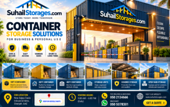 20FT and 40FT Container Storage for Industrial Goods in Sharjah – 050 2134666