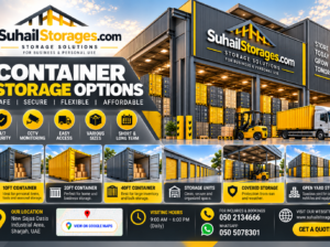 20FT and 40FT Container Storage for Industrial Goods in Sharjah – UAE – 050 2134666