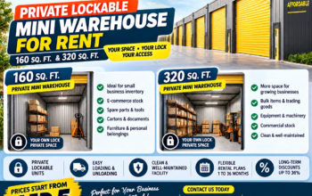 Warehouse for rent in Sajaa Industrial Area, Sharjah. Private lockable 160 and 320 sq ft mini warehouses with flexible monthly rental. Call 050 2134666. Copy Meta Description