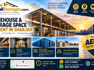 Secure and affordable container storage in Sajaa Oasis Industrial Area, Sharjah – 050 2134666