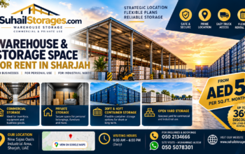 Secure and affordable container storage in Sajaa Oasis Industrial Area, Sharjah – 050 2134666