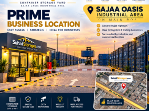 Spacious Open Yard Storage in sajaa oasis industrial Sharjah ( SuhailStorages.com )