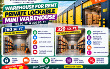 Small Warehouse for Rent in Sajaa Sharjah | Private Lockable 160 and 320 Sq Ft Mini Warehouses – 050 2134666