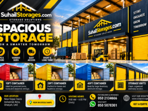 5. Extra Storage Space for Businesses and Individuals in Sharjah |Storage Space for Rent Sharjah | Suhail Storages