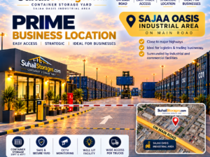 Open Yard and 20-Ft / 40-Ft Containers storage in sharjah – 050 2134666