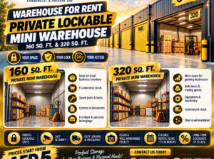 Mini Warehouse for Rent in Sajaa Sharjah | Suhail Storages | 050 2134666