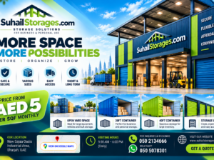GET YOUR OWN MINI WAREHOUSE! YOUR SPACE | YOUR LOCK | YOUR ACCESS FROM AED 5/SQ FT MONTHLY- 050 2134666