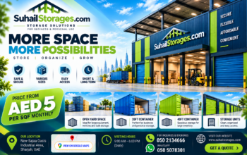 GET YOUR OWN MINI WAREHOUSE! YOUR SPACE | YOUR LOCK | YOUR ACCESS FROM AED 5/SQ FT MONTHLY- 050 2134666