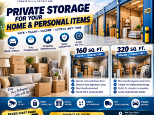 Household Furniture and Personal Storage in Sharjah | Private Lockable Mini Warehouse 160 and 320 Sq Ft – Sajaa Oasis