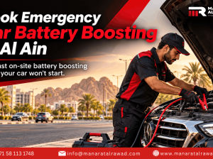Book Emergency Car Battery Boosting in Al Ain, Abu Dhabi