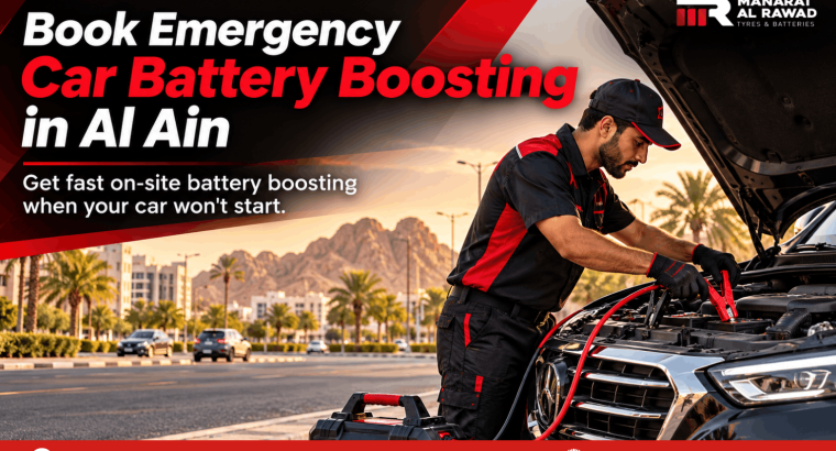 Book Emergency Car Battery Boosting in Al Ain, Abu Dhabi