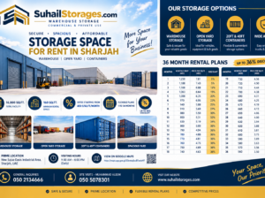 Commercial Storage Space, Industrial Storage Rental, Storage Units Sharjah – 050 2134666
